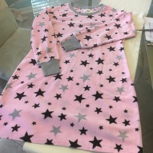 L Fleece Nightshirt PJ Couture brand Pink #104